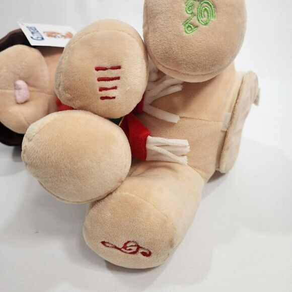 Dimple Ginger 11" Holiday Animated Plush Singing Peek-a-boo Christmas Dog - Picture 7 of 9